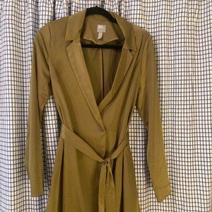 ASOS Blazer Dress in Olive Green